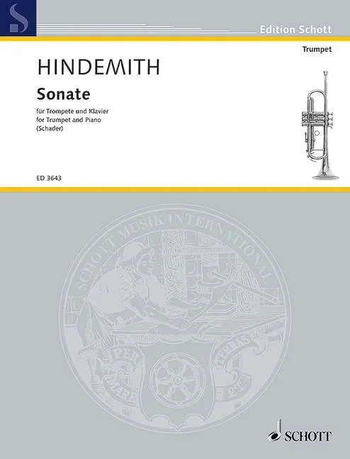 Hindemith, Paul : Hindemith, Paul : Sonate, Edited from the text Edition Paul Hindemith: Sämtliche Werke by Luitgard