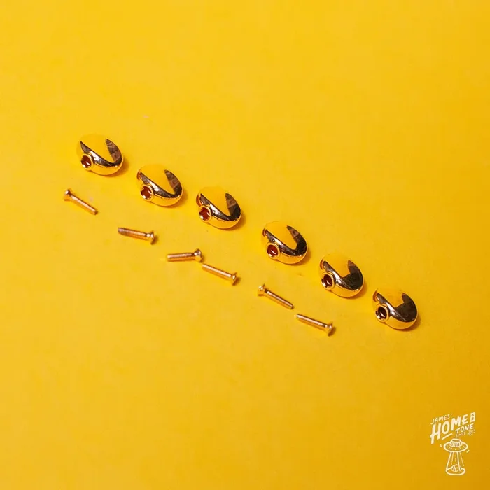 Hipshot 6B1BTR-G Butter Bean tuning machine button set of 6 – Gold