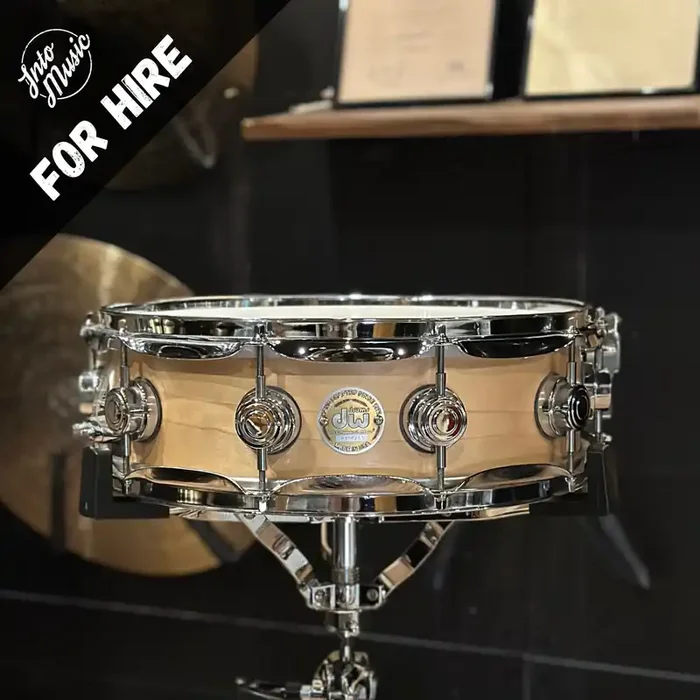 Hire A DW Collectors 14×5″ Maple Snare Drum