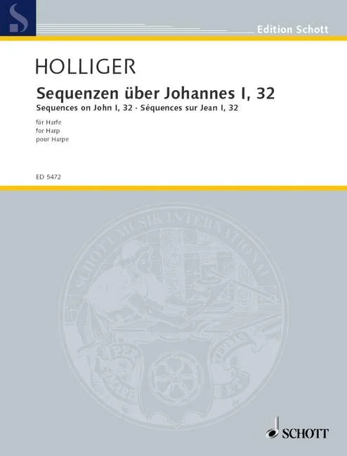 Holliger: Sequenzen über Johannes I, 32