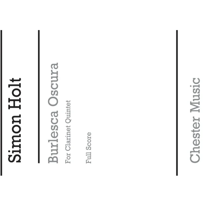 Holt, Simon – Burlesca Oscura