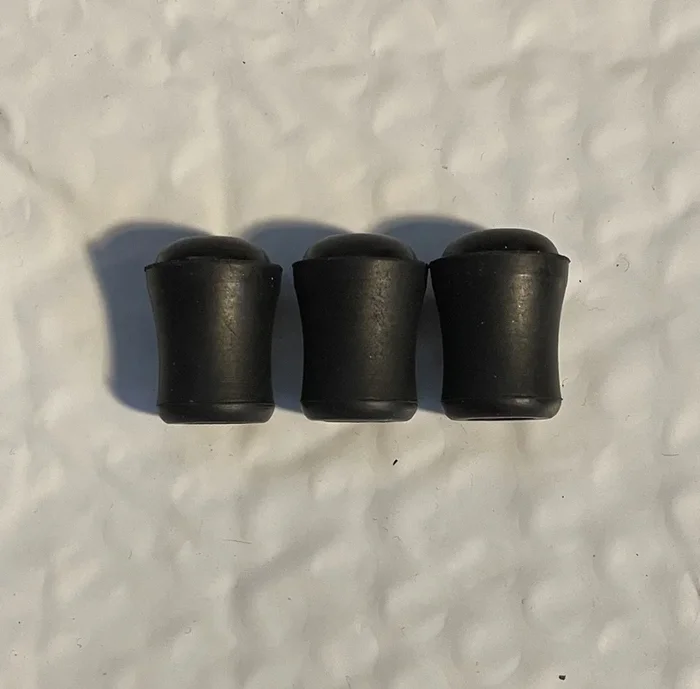 Holy Drums Real Rubber 9.5mm-3/8″ Floor Tom Leg Tips 3PK