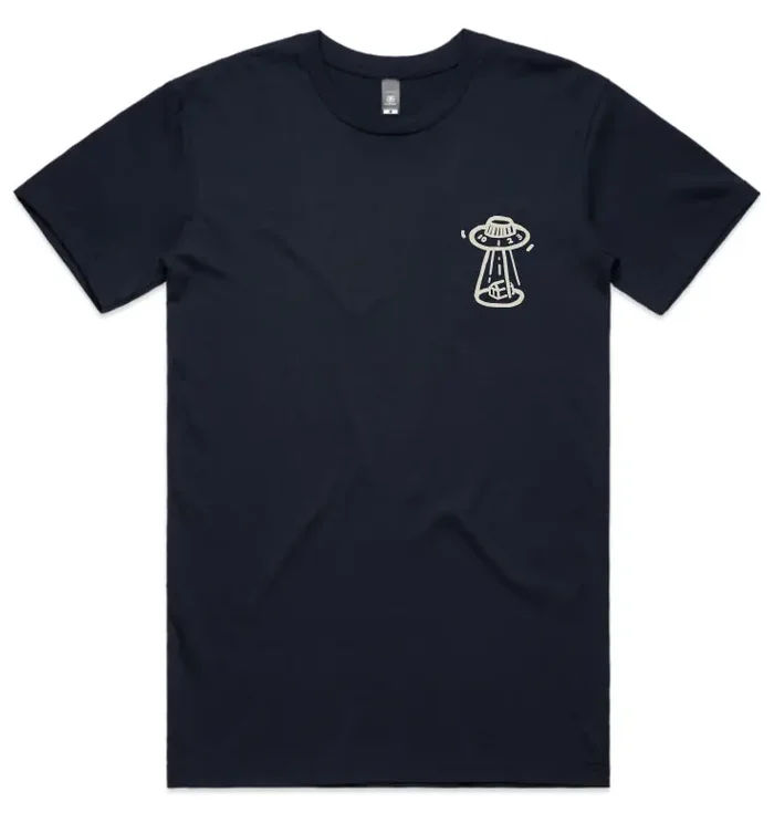 Home of Tone ‘Essentials‘ UFO Tone pot Unisex T-Shirt – Navy Small
