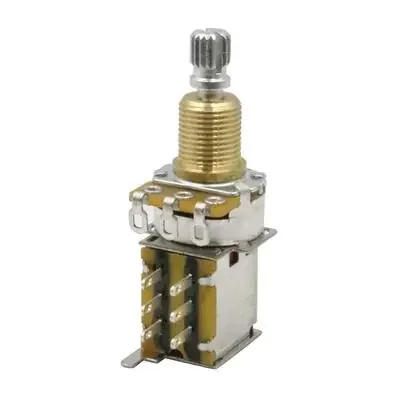 Hosco Japan 250k DPDT Push-Push Potentiometer, Audio Taper