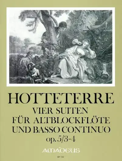 Hotteterre Four Suites Op. 5 for Treble Recorder and Basso Continuo – Vol. 2