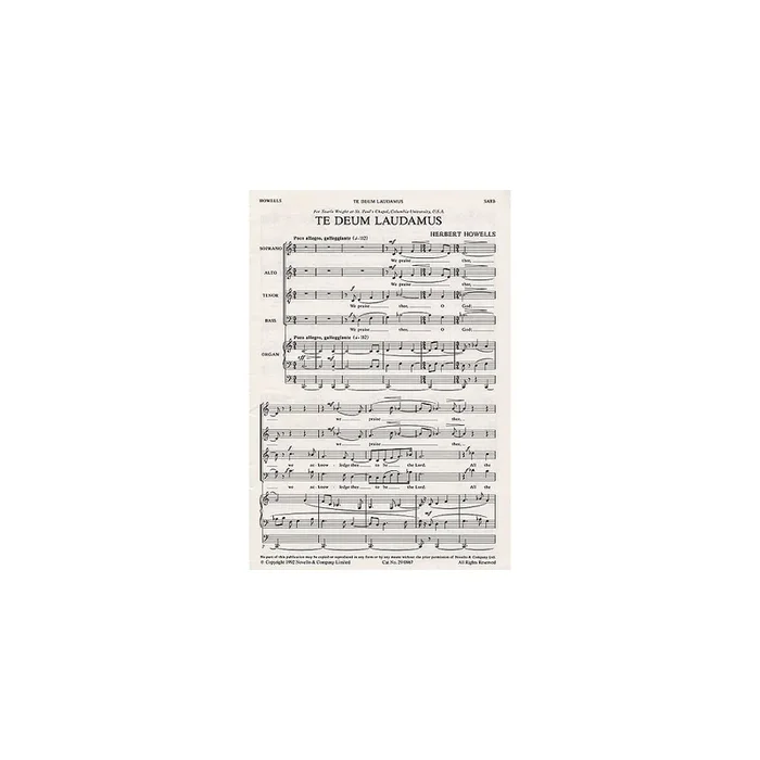 Howells, Herbert – Te Deum Laudamus