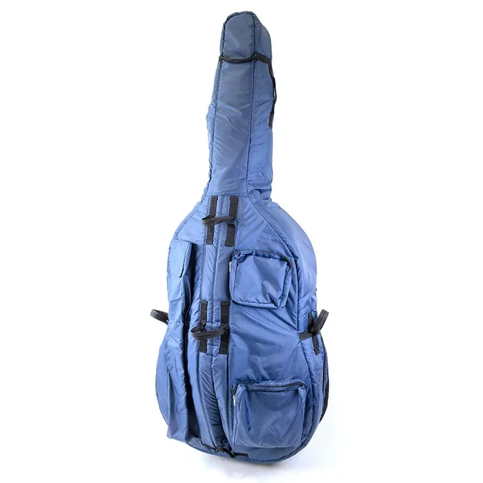 HQ Cobble Pro Grade Double Bass Bag Blue 1/2 Size