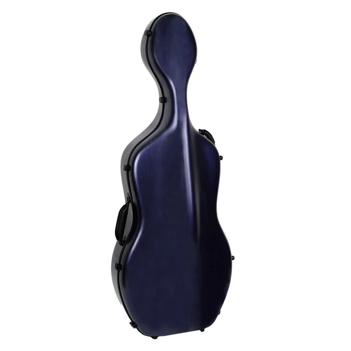 HQ Polycarbonate Cello Case Brushed Blue Large