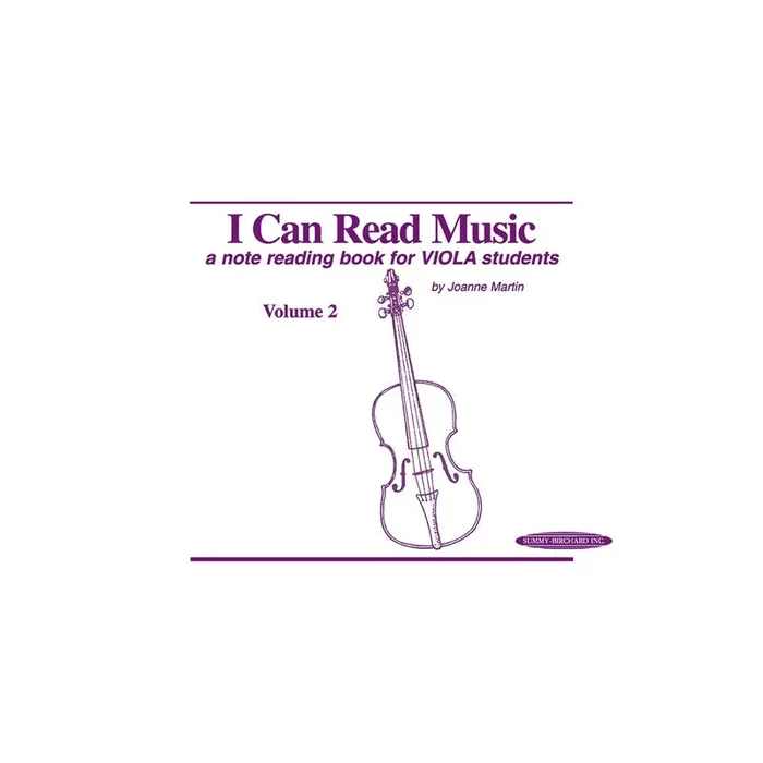 I Can Read Music Volume 2 (Viola)