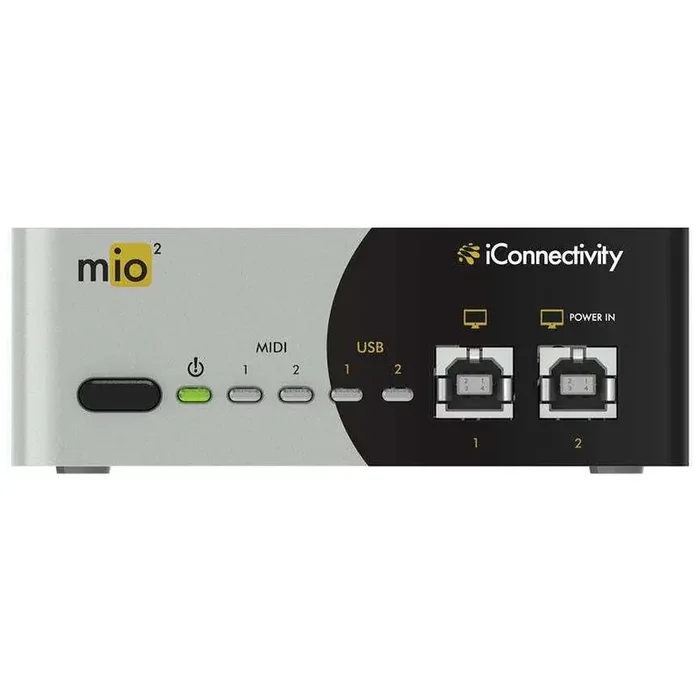 I Connectivity MIO2 Advanced 2-In/2-Out USB to MIDI Interface for Mac and PC