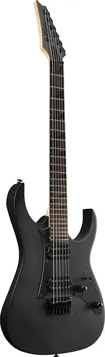 Ibanez Gio (GRGR131EX-BKF) Flat Black Electric Guitar – Reversed Headstock