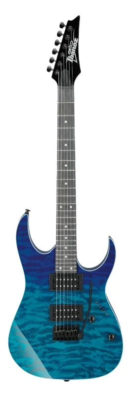 Ibanez GRG120QASPBGD Gio Series Double Cut Electric Guitar (Blue Gradiation)