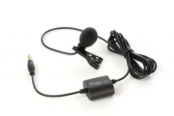 IK Multimedia iRig Mic Lav Clip-on Lapel Microphone for Mobile