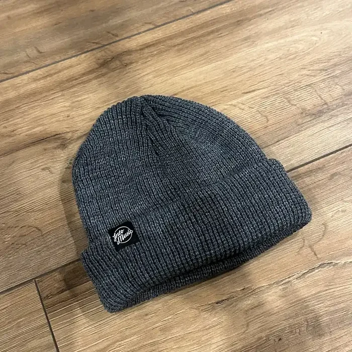Into Music Fisherman Style Beanie Hat Grey