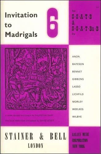 Invitation To Madrigals Book 6: Vocal: Satb (David Scott)