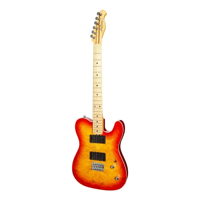 J&D Luthiers TL Style Electric Guitar (Cherryburst)