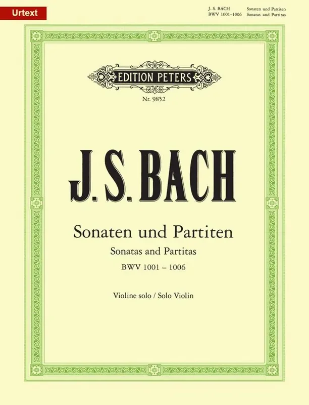 J.S. Bach Sonatas and Partitas, BWV 1001-1006 Violin