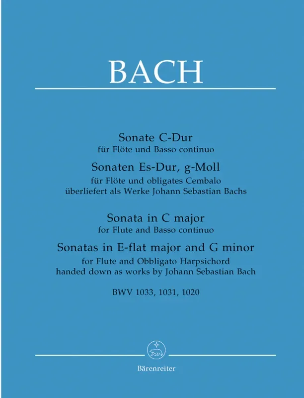 J. S. Bach Sonatas for Flute and Harpsichord