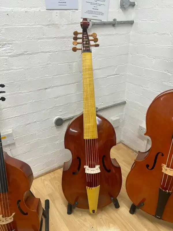 J. Wood 7 String Bass Viol after Nicholas Bertrand