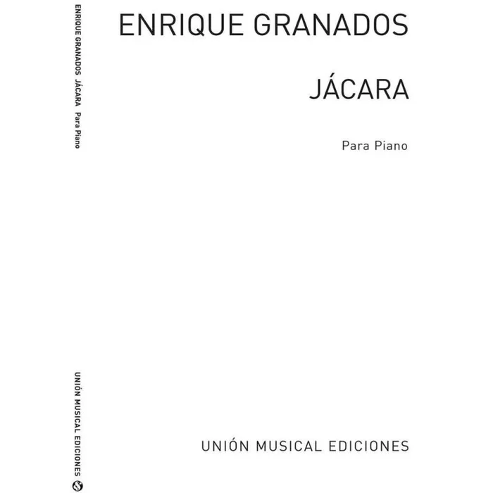 Jacara Danza Para Cantar Y Bailar For Piano