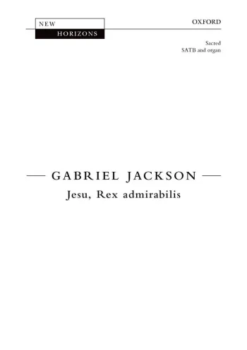 Jackson : Jesu, Rex admirabilis