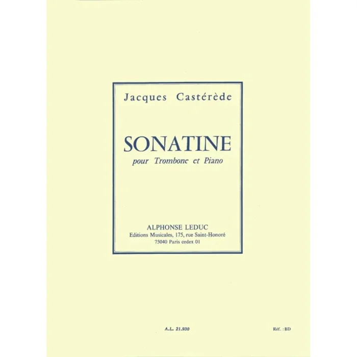 Jacques – Sonatine pour trombone et piano