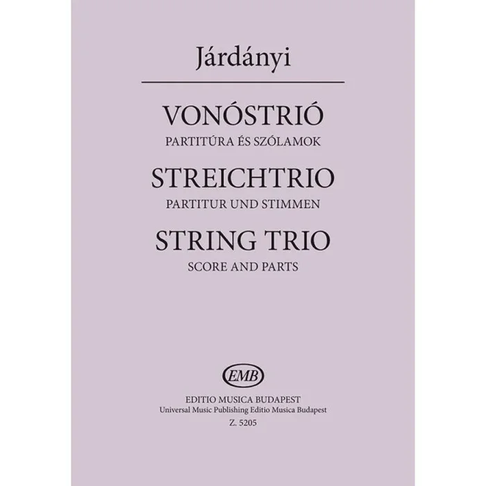 Jardanyi, Pal – Vonostrio