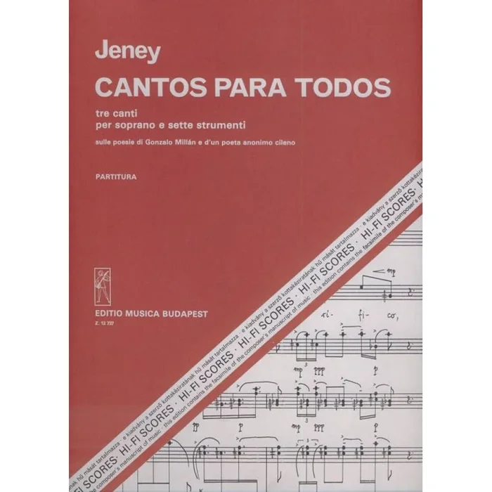 Jeney, Zoltan – Cantos para todos
