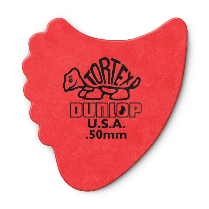 Jim Dunlop 0.50MM Tortex Shark Fins Pick (Single)