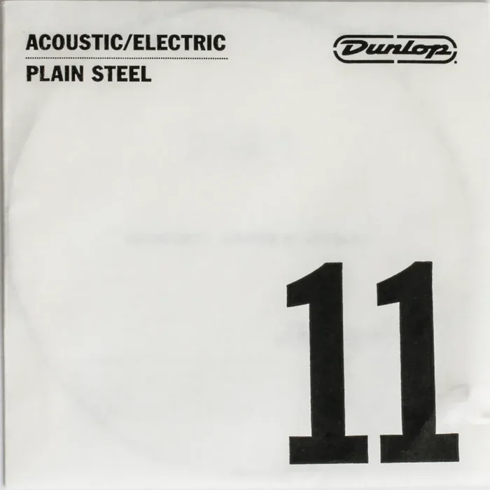 Jim Dunlop .011 Electric Guitar Single Plain Steel String – Model DPS011