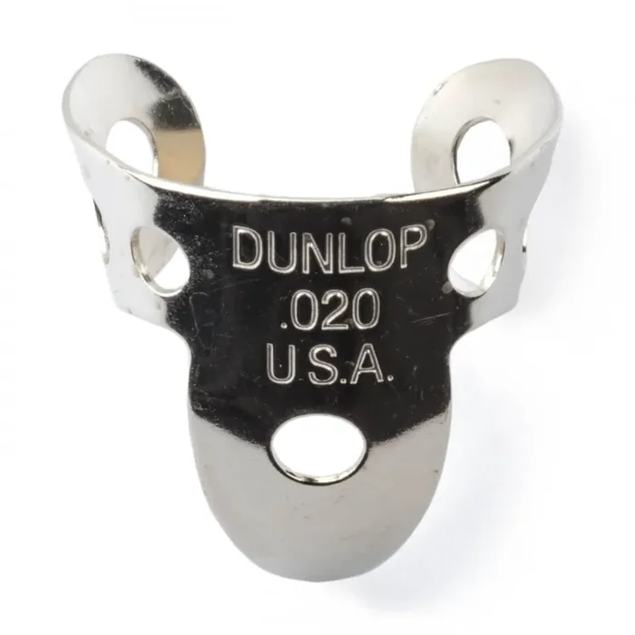 Jim Dunlop 4 x Metal Nickel .020 Finger Pick and 1 x Thumb Pick