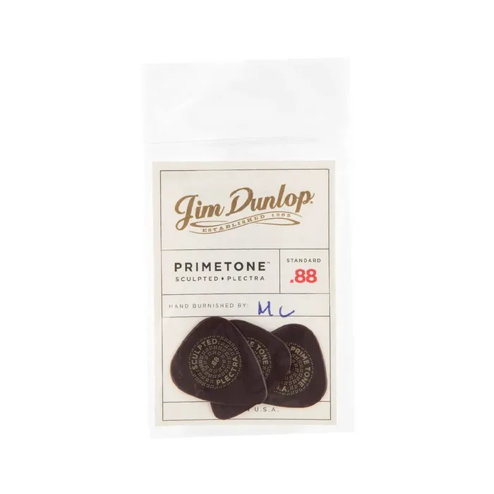 Jim Dunlop 511 Primetone Standard Smooth Pick, .88mm, 3-Pack