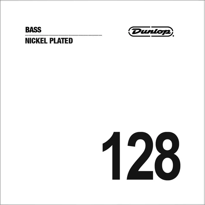 Jim Dunlop DBN128 Nickel Plated Stainless Steel Bass String, .128