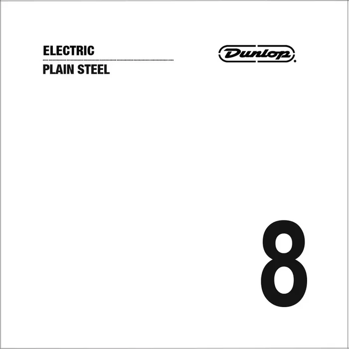 Jim Dunlop DPS08 Plain Steel Electric Guitar String, .008