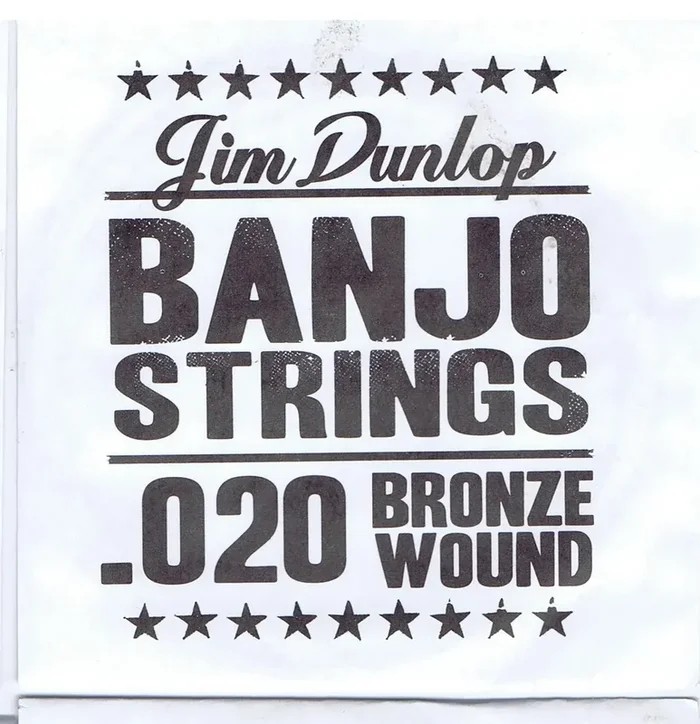 Jim Dunlop Dunlop .020 Banjo Single String Phosphor Bronze Loop End