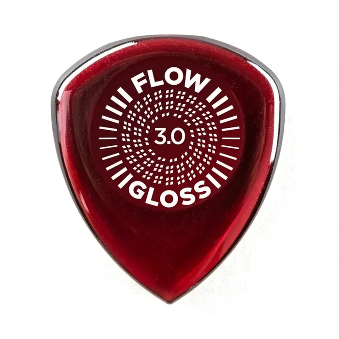 Jim Dunlop Flow Gloss Guitar Picks 3.0mm, 3-Pack