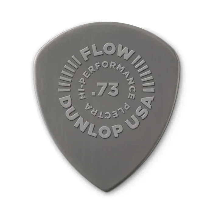 Jim Dunlop FLOW Nylon 0.73mm Guitar Plectrum, 12-Pack
