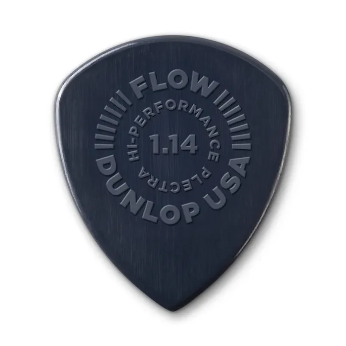 Jim Dunlop FLOW Nylon 1.14mm Guitar Plectrum, 12-Pack