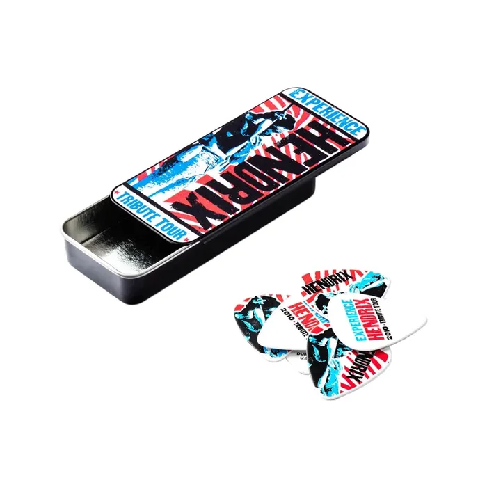 Jim Dunlop JHPT09M Jimi Hendrix Tribute Tour Pick Tin, Medium