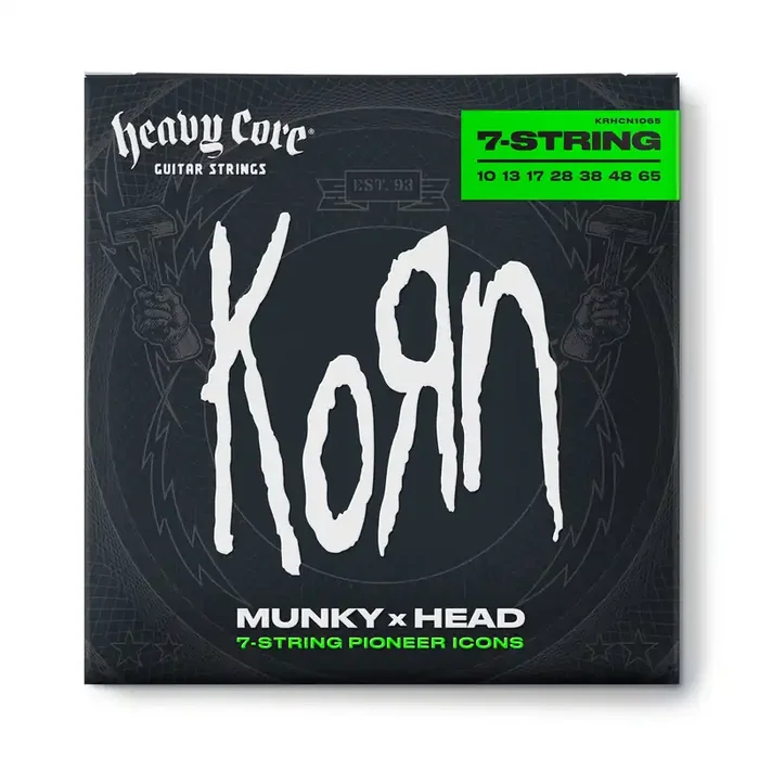 Jim Dunlop Munky x Head KoRn Signature Heavy Core 10-65 7-String Electric Guitar Strings