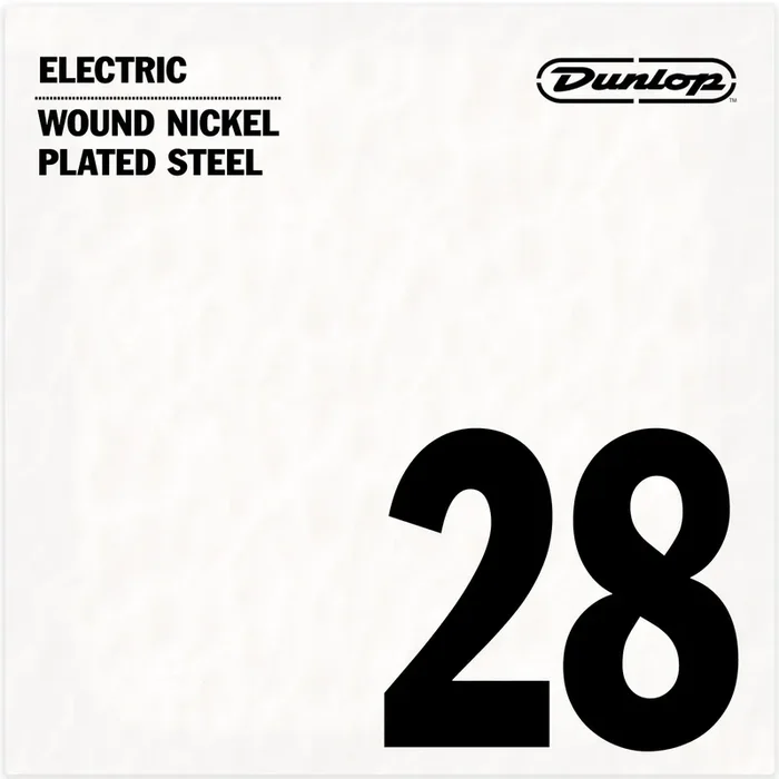 Jim Dunlop Nickel-Plated .028 Electric Guitar Single String