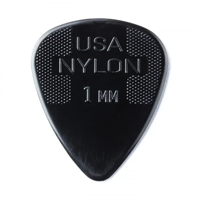 Jim Dunlop Nylon Standard 1mm Guitar Plectrums, 72-Pack