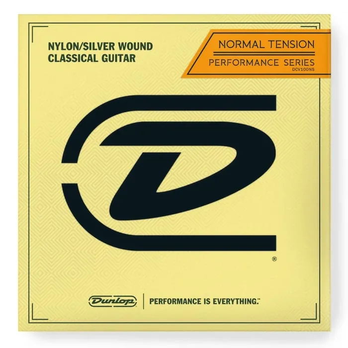 Jim Dunlop Performance Series Crystal/Silver Wound Normal Tension Classical Guitar Strings