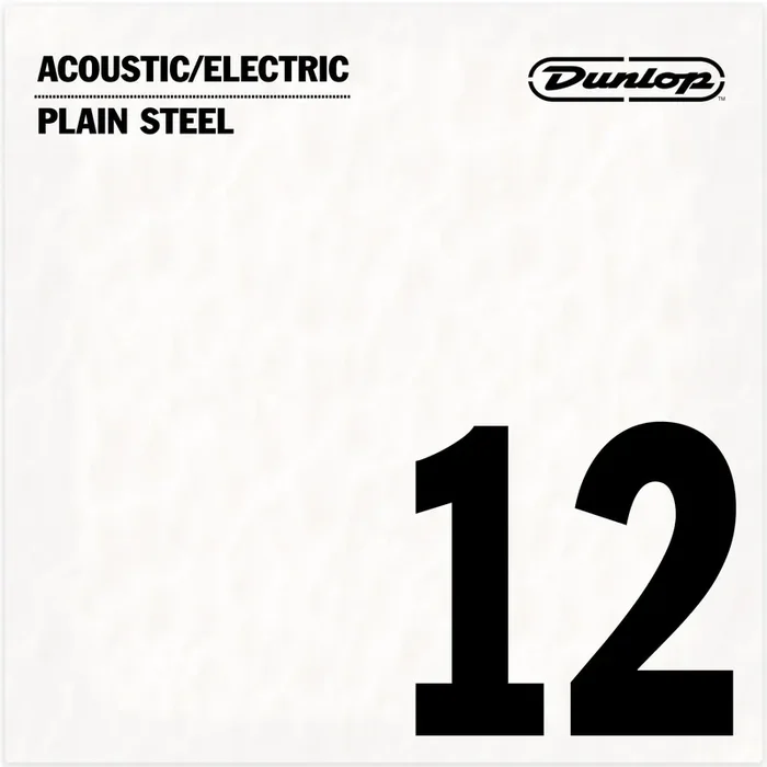 Jim Dunlop Plain Steel 12 (.012″) Single Guitar String