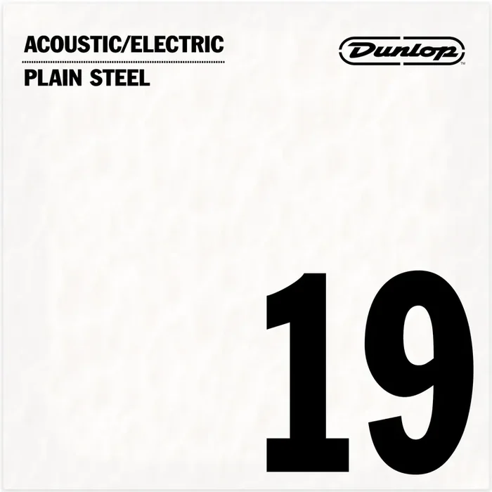 Jim Dunlop Plain Steel 19 (.019″) Single Guitar String