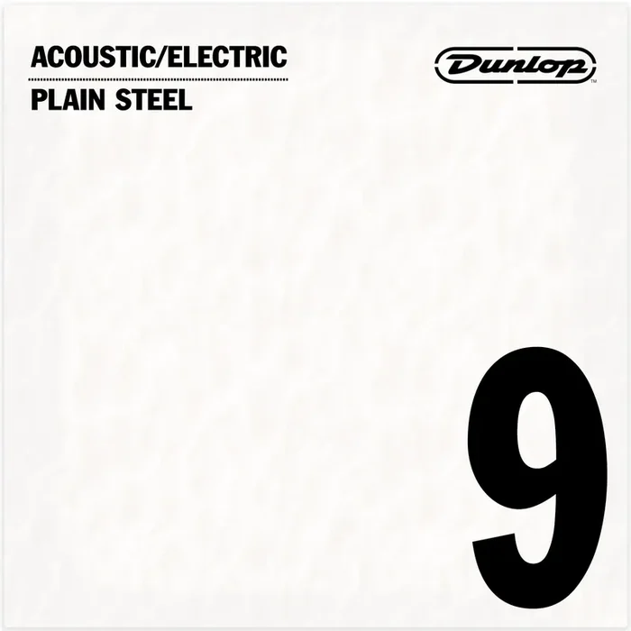 Jim Dunlop Plain Steel 9 (.009″) Single Guitar String