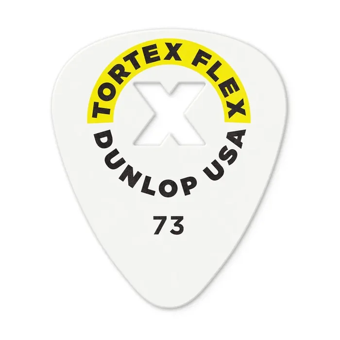 Jim Dunlop TORTEX FLEX X .73mm Guitar Plectrum, 12-Pack