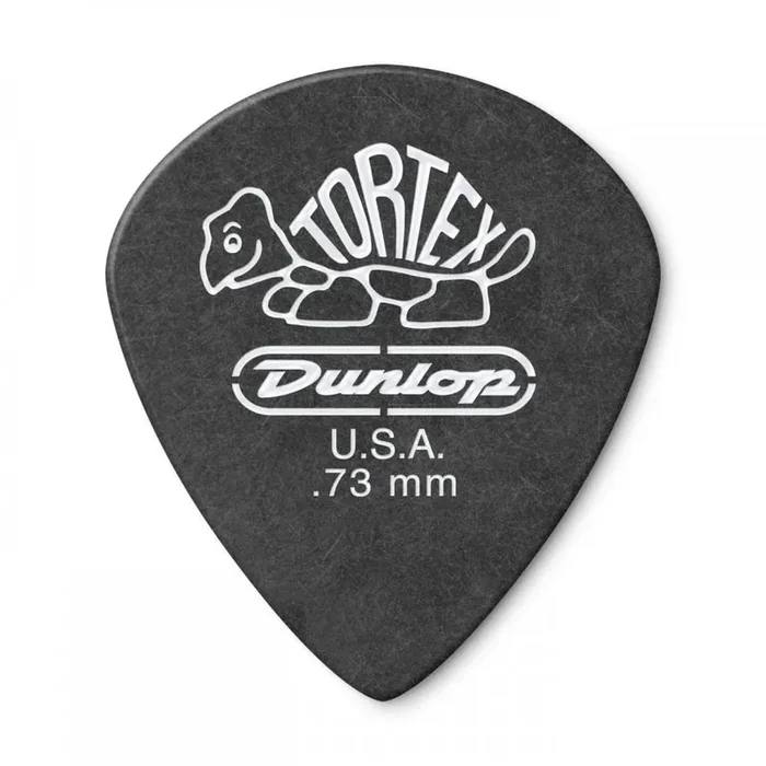 Jim Dunlop TORTEX Pitch Black Jazz III .73mm Guitar Plectrum, 12-Pack