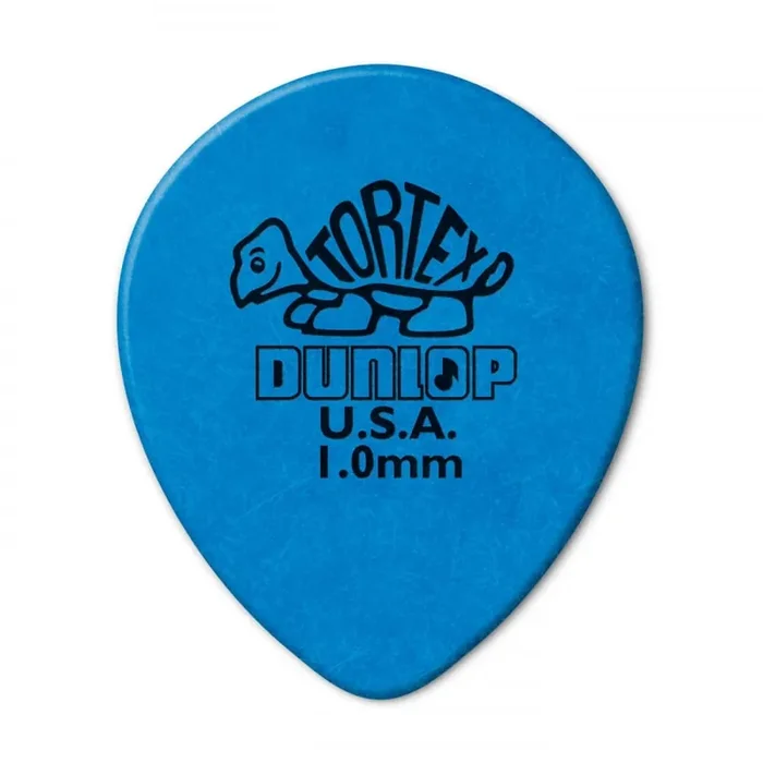 Jim Dunlop Tortex Teardrop 1.00mm (6-Pack) – Blue