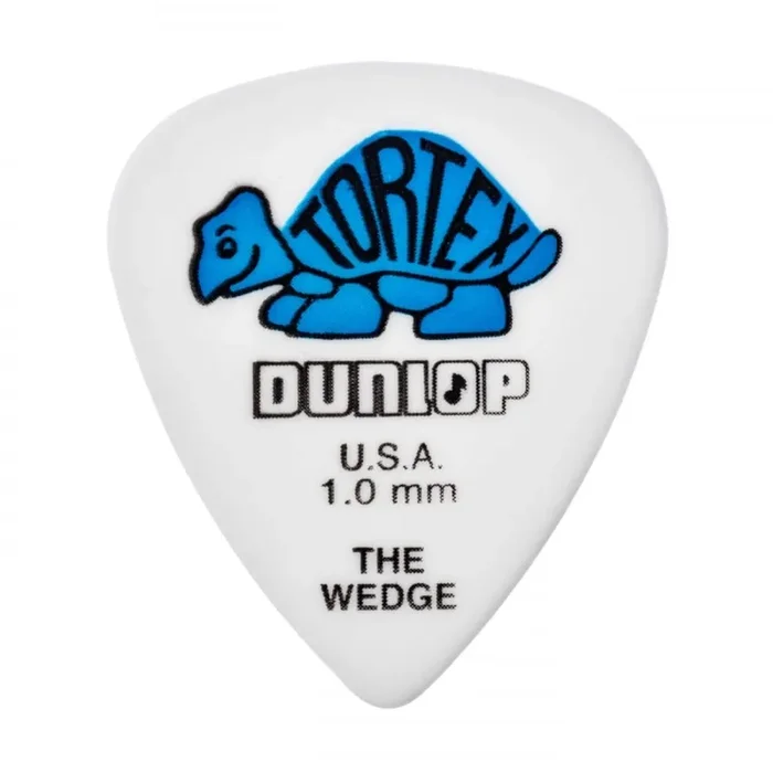 Jim Dunlop TORTEX Wedge 1mm Guitar Plectrums, 12-Pack